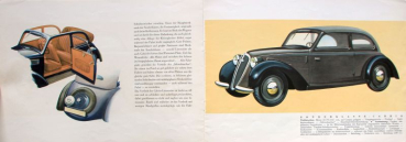 DKW Sonderklasse Modelprogram 1938 "Der grosse DKW" Carbrochure (10066)